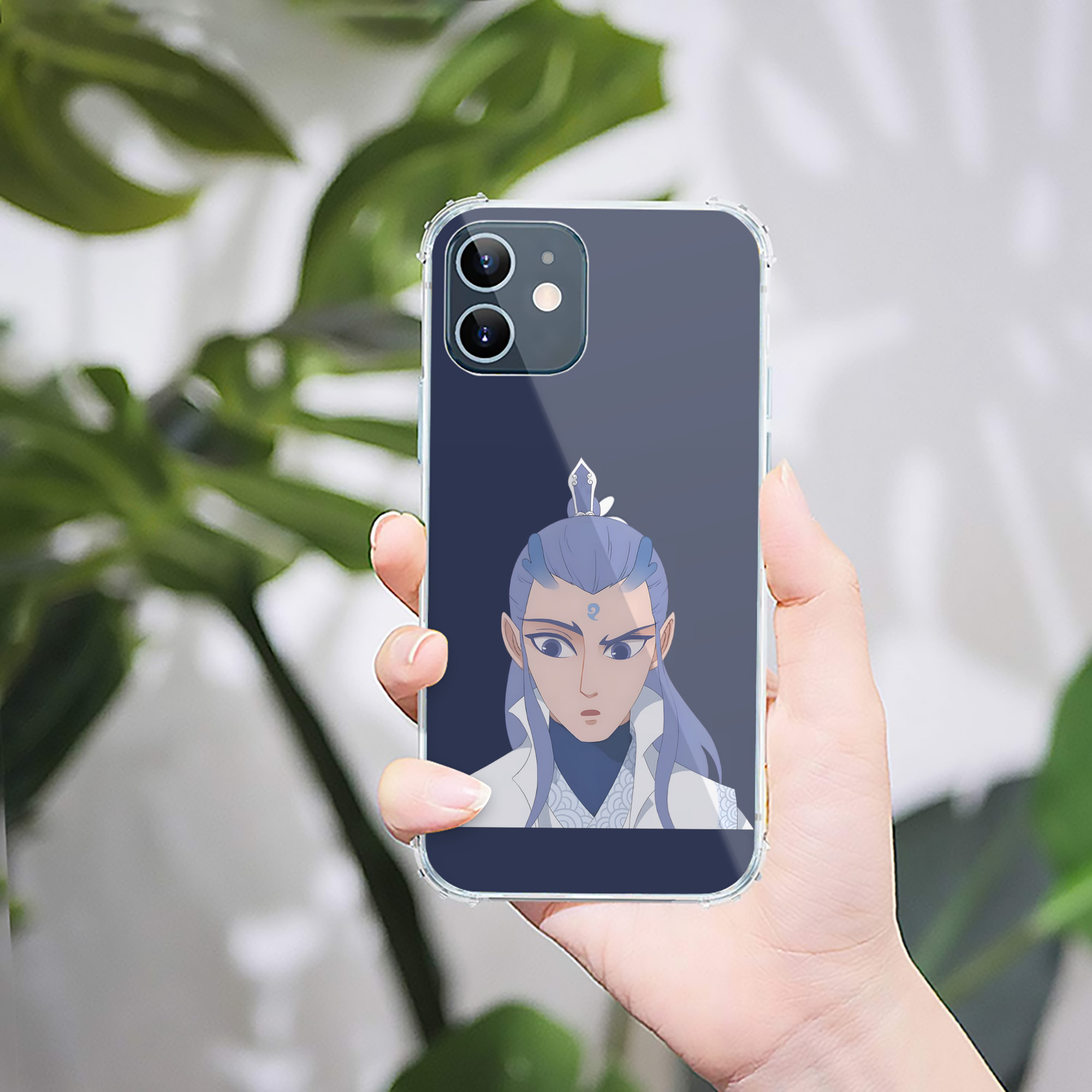 （画像用） Ne Zha 2 ナタ 魔童の大暴れ 【iPhone 12シリーズ対応】透明スマホケース（クリアソフトケース）